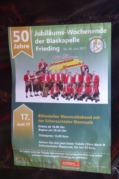 Musikfest 50 Jahre Blaskapelle Frieding